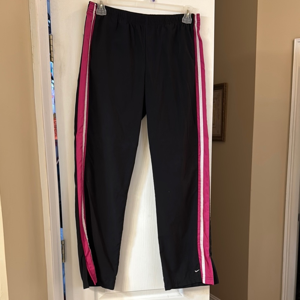 Black and Pink Track Pants